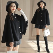 Áo khoác nữ nhỏ mùa thu và mùa đông phiên bản Hàn Quốc cộng với nhung Anh nhỏ nước hoa ngắn áo khoác len nữ ngắn