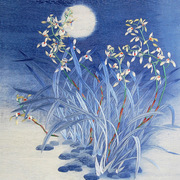 Nổi tiếng cổ thêu nghệ thuật thêu thêu diy kit người mới bắt đầu handmade sơn trang trí orchid grass 35 * 35 CM