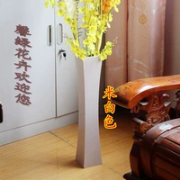 Sàn gỗ màu đen trắng lớn phòng khách hoa khô trang trí hoa cao cấp hoa xô cắm hoa cao 60CM - Vase / Bồn hoa & Kệ chậu hoa treo tường