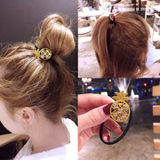 Nhật Bản và Hàn Quốc siêu dễ thương dứa trái cây vòng tóc ngọt ngào dễ thương tie tóc ban nhạc cao su đầu dây bóng đầu vòng phụ kiện tóc