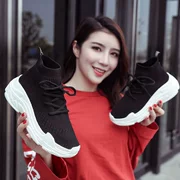 Ins siêu lửa stretch socks giày nữ Hàn Quốc phiên bản của ulzzang dày thoáng khí sinh viên hip hop hip-hop giày cao