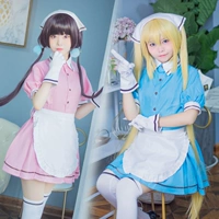 Dạy quán cà phê khuếch tán mâm xôi cosplay anime đồng phục trò chơi phụ nữ mặc đồng phục bồi bàn - Cosplay cosplay anime nữ đẹp