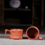 Yixing gốc mỏ đầy đủ làm bằng tay màu tím cát 茗 chén vòi gossip một bó trà tre cup boutique thạc sĩ cup trà nhỏ bát bình trà đất