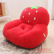 Strawberry phim hoạt hình trẻ em bé nhỏ sofa sofa beanbag vườn ươm sắp xếp di động và có thể giặt đệm tatami - Ghế sô pha