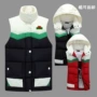 Áo vest cotton xứ Wales Áo vest đen trùm đầu Mùa đông thể thao ngoài trời giữ ấm áo khoác nike xách tay