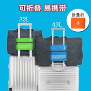 Lớn ráp túi du lịch công suất lớn túi du lịch di động du lịch du lịch túi duffel có thể được thiết lập xe đẩy túi
