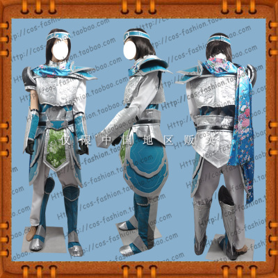 taobao agent Free shipping Tokyo Big Sale Dynasty Warriors 6 Zhao Yun Zhao Yun cos clothing full set of cosplay men's and women's clothing