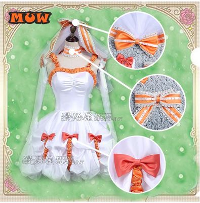 taobao agent [Word House] LoveLive Koizumi Huang COS White Bridal Dress South Birds Allocation Cosplay Costume