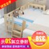 Gỗ rắn đơn giản trẻ em hiện đại giường của cô gái giường cũi lớp công chúa cậu bé single side giường với hộ lan tôn sóng nội thất dân cư Giường