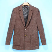 Của nam giới Jie loạt quần áo mùa đông mới phù hợp với cổ áo đan len áo giản dị coat 030