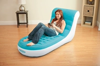 Бесплатная доставка Электрический насос подлинный Intex Luxury Velvet Одиночный накачанный диван повседневный ленивый диван -стулья