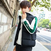 2017 mới mùa thu và mùa đông vest Hàn Quốc phiên bản của xuống áo vest nam mỏng bông mùa đông vest vest áo khoác