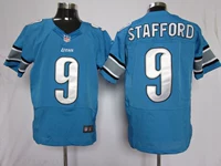 Bóng đá NFL Jersey Detroit sư tử Detroit Lions 9 # STAFFORD Elite Edition găng tay chơi bóng bầu dục