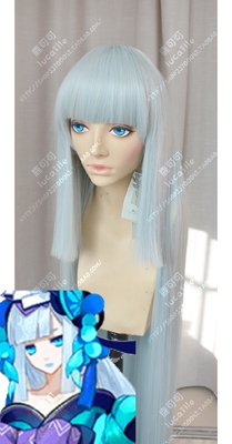 taobao agent Long silver straight hair, wig, 1m, cosplay