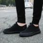 2018 mới bay dệt lưới giày của nam giới một chân lười biếng giày nam Hàn Quốc phiên bản của breathable màu đen thấp để giúp giày thể thao thủy triều giầy thể thao