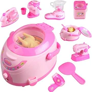 Điện mô phỏng thiết bị nhỏ trẻ em chơi nhà bộ đồ chơi mini series bé gái nấu bếp đồ dùng nhà bếp - Phòng bếp