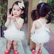 Áo tắm cho trẻ em Cô gái Xiêm Thiên thần Hàn Quốc Công chúa dễ thương Váy bé 1-3 Áo tắm cho trẻ em
