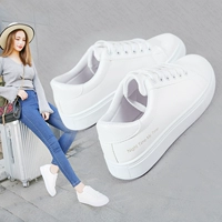 Универсальная спортивная белая обувь на плоской подошве для отдыха, 2024 года, тренд сезона, в корейском стиле