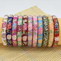 2018 new cloisonne vòng đeo tay nữ phong cách quốc gia cao cấp đồ trang sức thời trang hoa mẫu đơn hoa bracelet nhà máy trực tiếp vòng tay nữ