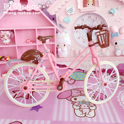 taobao agent Momgling home Meng Meng Da Simulation Pink Bicycles Model Swing Home Decoration Desktle Pink Bicycle Swing