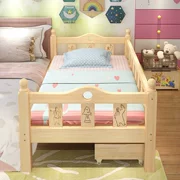 Gỗ rắn tỉnh Giang Tô trẻ em nông thôn giường cậu bé cô gái công chúa khu dân cư kết hợp đồ nội thất giường lưu trữ hàng rào