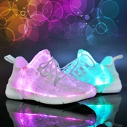 Trẻ em và trẻ em giúp mặt sáng giày phát sáng vamp USB sạc đầy màu sắc đèn LED giày sáng giày nam và nữ giày