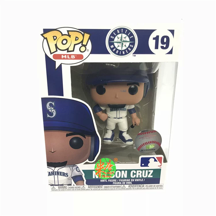 Североамериканская Funko Pop MLB бейсбол Сиэтл Моряк Нельсонкруз Фигурка кукла на борт