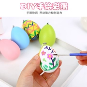 Trẻ em vẽ tay vỏ trứng đồ chơi bằng nhựa mẫu giáo sáng tạo nghệ thuật DIY vật liệu thủ công sơn trứng