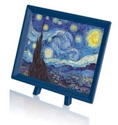 Spot 3D-JP Đài Loan Pintoo Máy bay nhựa Câu đố Van Gogh Starry Night Frame Mini 150 Pieces - Kính