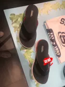 Bộ đếm chính hãng Skechers Dép nam Skechers 54256 siêu nhẹ thoải mái dép thể thao giản dị dép xỏ ngón