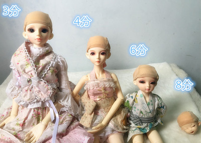 taobao agent Keer Night Loli wig BJD SD doll modification wig 1/3 1/4 1/6 distribution excrement net