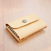 Túi da handmade ví đựng túi chìa khóa một túi nữ đa chức năng có thể đặt thẻ có thể đặt gói thẻ chìa khóa