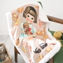 Afrocat Hàn Quốc dễ thương doll mềm điều hòa không khí chăn chăn văn phòng nhà nap chăn giản dị sang trọng chăn chăn lông cừu loại dày