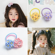 Trẻ em Hàn Quốc phụ kiện tóc dễ thương bé tóc vòng tròn hoa cô gái gắn tóc không làm tổn thương tóc ban nhạc công chúa đầu dây headdress