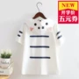 Anime xung quanh ngắn tay t-shirt mèo sân sau Nhật Bản mềm chị dễ thương hai nhân dân tệ quần áo mùa hè nữ phim hoạt hình sinh viên sticker hình cô gái