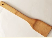 Xẻng tre thân thiện với môi trường và khỏe mạnh ăn được chảo không dính mà không cần sơn dài tay cầm thìa Đồ dùng nhà nấu xẻng gỗ - Phòng bếp