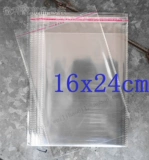 OPP Non -Dry Glue Self -Adhesive Bag Прозрачная упаковочная сумка для пакета одежды пластиковый пакет 16*24 Self -Stick Sag A5 Sacdaging Bacd