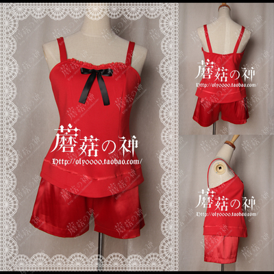 taobao agent Oly-Fate STAY NIGHT Tosaka Tosaka daily clothing red pajamas COS costume customization
