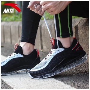 Anta giày nam giày chạy mùa xuân mặc đàn hồi cao su breathable giày thể thao 11715505