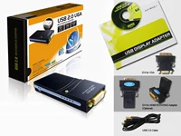 UGA USB2.0 Multi -функциональная много -экрана расширенная видеокарта USB для VGA HDMI DVI Внешняя видеокарта 1080p