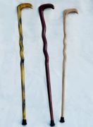 Bán chạy nhất tự nhiên toàn bộ rắn màu gỗ rắn-hình mía ở người già leo núi cực mía đi bộ stick quà tặng