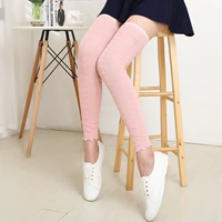 Nhật bản Mùa Xuân và Mùa Thu Mùa Hè Cotton Mỏng Nữ Điều Hòa Không Khí Phòng Ấm Kneepad Xà Cạp Vớ Ngủ Thể Thao Ngoài Trời Đi Xe Đạp Kem Chống Nắng vớ nam xuất khẩu