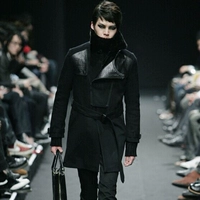 2021 Южная Корея приобретает подлинное мужское кашемировое пальто.