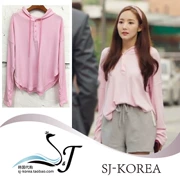 Tại sao Kim thư ký như Park Minying với bản gốc Hàn Quốc đích thực mua màu hồng mỏng áo len trùm đầu