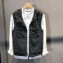 2017 mùa thu mới màu rắn casual knit vest nam quần áo gió pocket hoang dã xu hướng Hàn Quốc phiên bản của áo trùm đầu áo khoác len nam trung niên