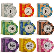 彤 Chip Coin Texas Holdem Chip Mahjong Chip Baccarat Thẻ 14g Clay VEGAS One - Các lớp học Mạt chược / Cờ vua / giáo dục