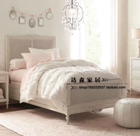 Классическая кроватка из натурального дерева для принцессы, в американском стиле, французский стиль, популярно в интернете