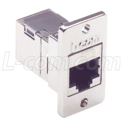 L-com Fully Shielded Category 6 Metal Network Adapter ECF504-SC6