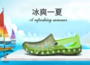 Mùa hè Hàn Quốc xu hướng giày nam giày đế xuồng dép nam dép xỏ ngón nam sinh viên dép chống trượt thủy triều - Giày thể thao / sandles