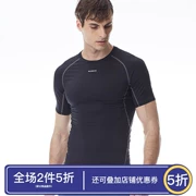Ma Wei thể thao nam ngắn tay T-Shirt phù hợp với đào tạo vớ nhanh khô quần áo của nam giới quần áo tập thể dục phong trào